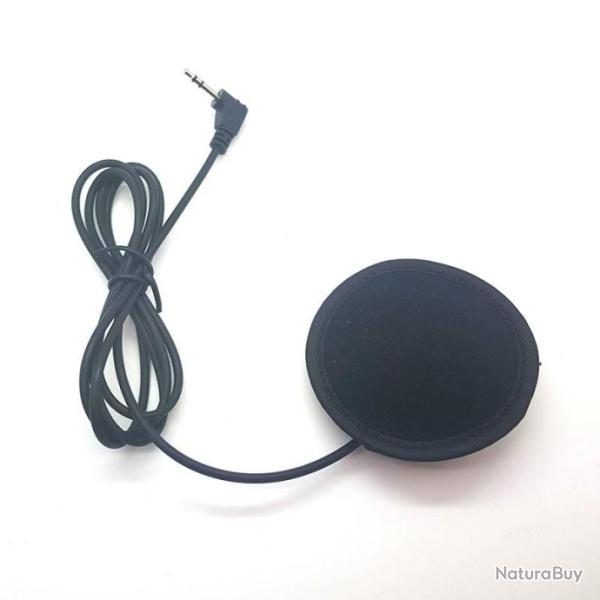 Oreillette plate en �coute seule - connectique type Midland M1