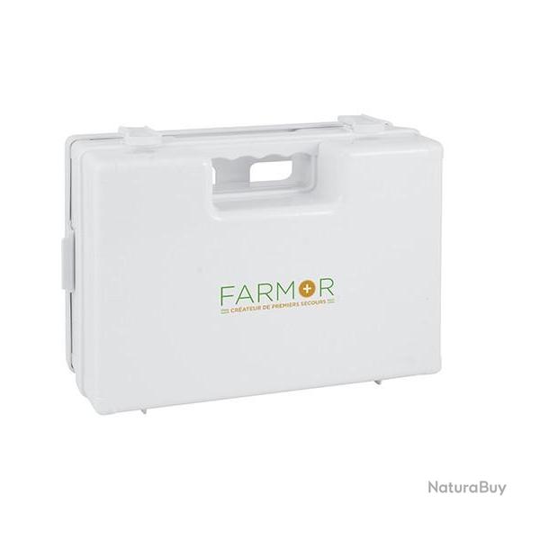 Coffret de secours vide avec poigne de transport et support mural 29,5x22x12 cm FAR 1031 AV Farmor
