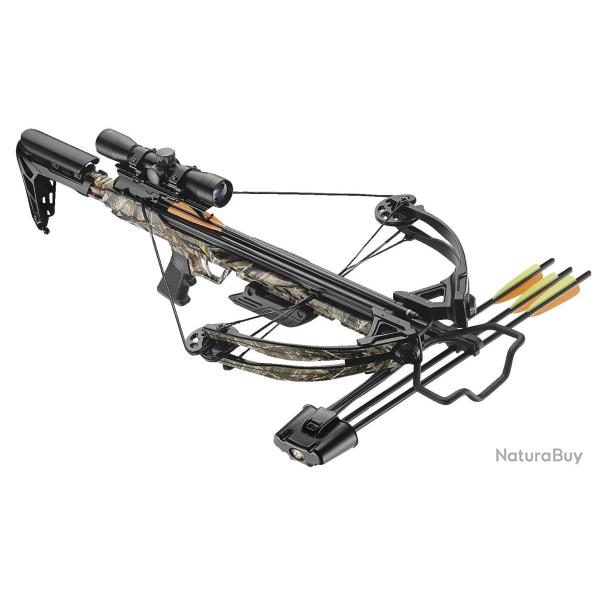 Pack arbal�te EK-Archery blade + camo 175 lbs + lunette 4X32