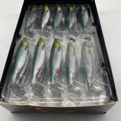 Leurre de pêche souple LB 4D Herring Shad 13cm Argent