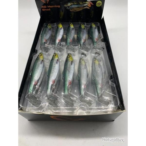 Leurre de p�che souple LB 4D Herring Shad 13cm Argent