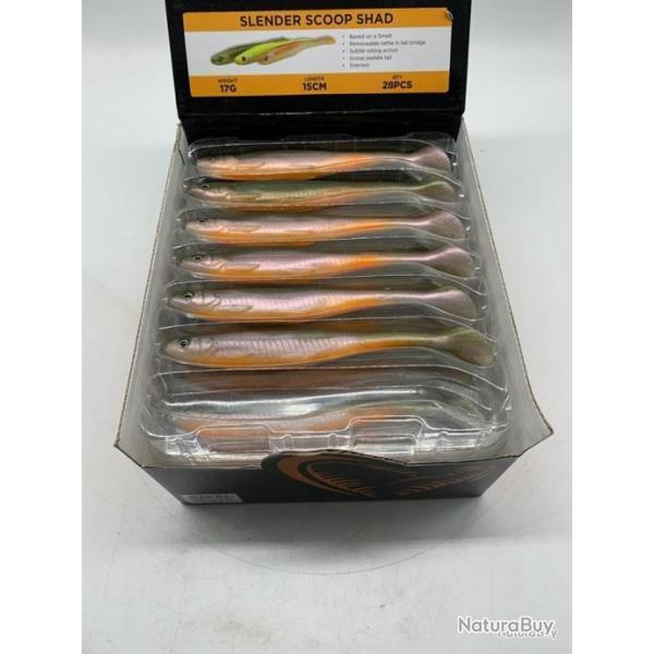 Leurre de p�che souple Slender Scoop Shad 15cm 17g