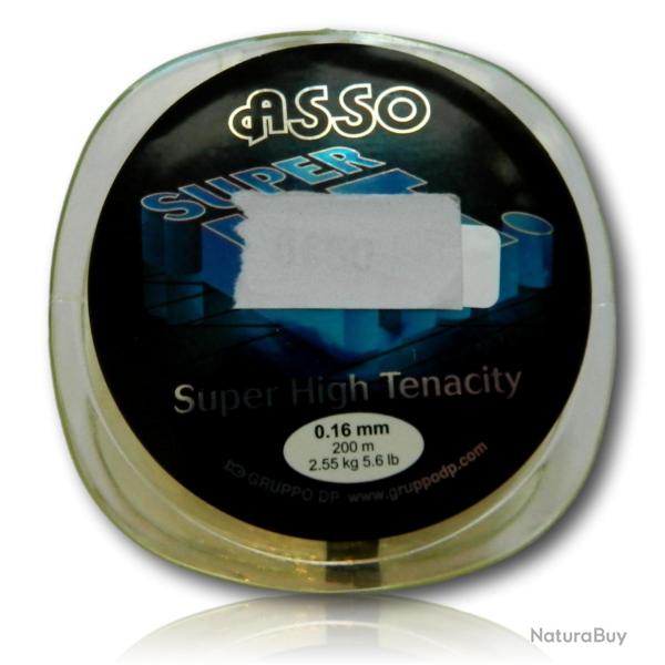 ASSO SHT FLUOR JAUNE 16/100 2,55 KG - 200 M