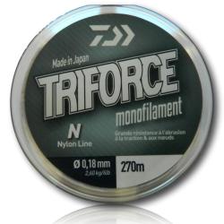 FIL NYLON TRIFORCE DAIWA 0.18MM 270M