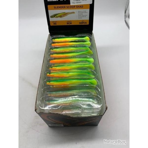 Leurre de p�che souple Slender Scoop Shad 9cm 4g