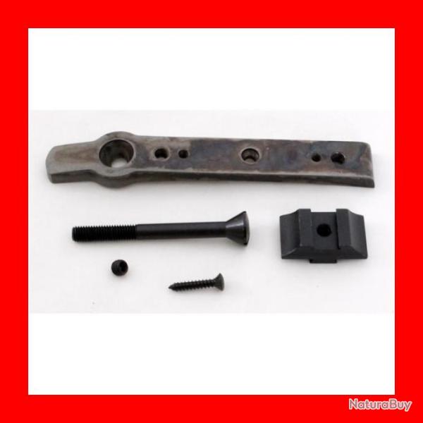 KIT RAIL + REHAUSSE DE GUIDON PEDERSOLI POUR ARMES A POUDRE NOIRE