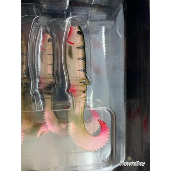 Leurre de p�che souple Savage Gear Cannibal Curtail 10cm 5g rose