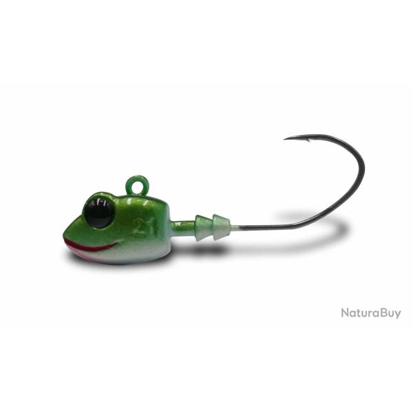 T�te Plomb�e VMC Frog Jig Natural 21g 2/0 par 3