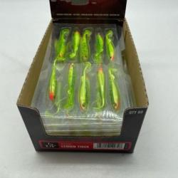 Leurre de pêche souple Fox rage Slick Shad 7cm Vert