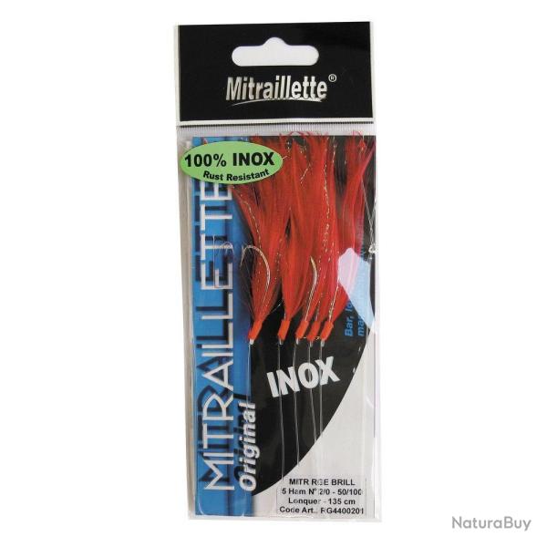 Mitraillette Original Inox 2/0 Rouge Brill