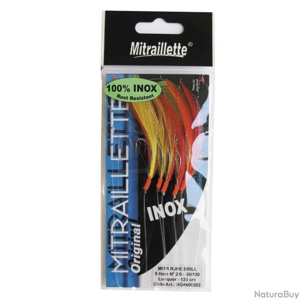 Mitraillette Original Inox 2/0 Rouge Jaune Brill