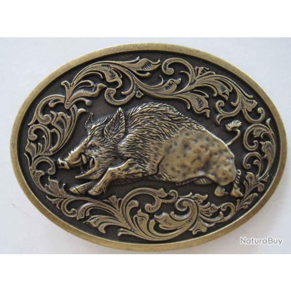 BOUCLE DE CEINTURE SANGLIER - Ref.74