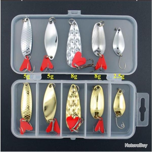 lot cuillers brochet