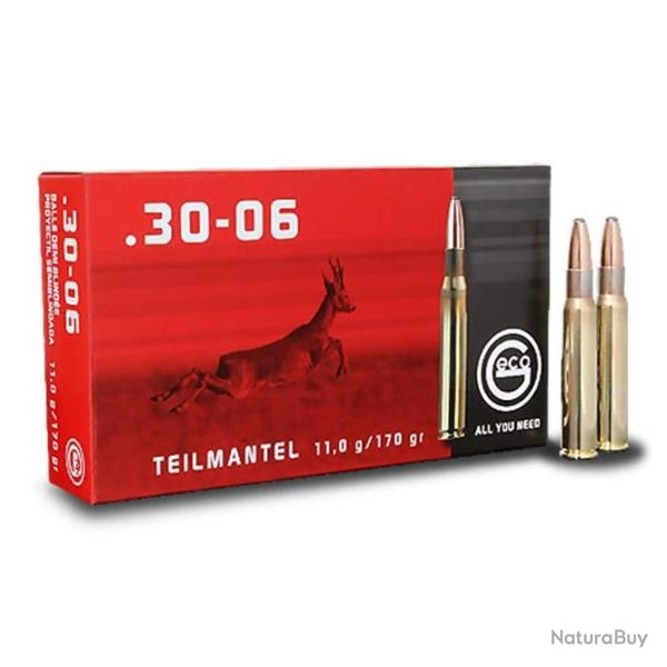 Munitions GECO calibre 30-06 Softpoint 170gr - 11g x20