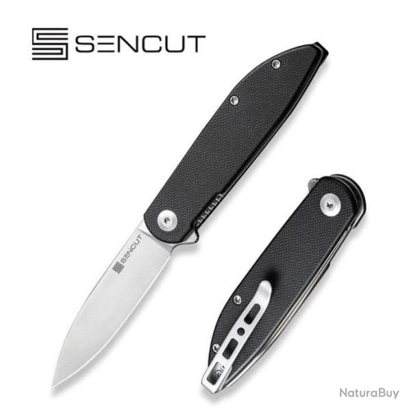 Couteau Sencut Bocll II Black Lame Acier D2 Manche G10 IKBS Linerlock Clip S220191