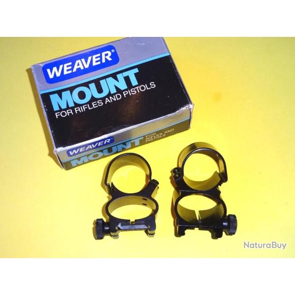 colliers NEUFS 25.4mm WEAVER MOUNT 49512 - VENDU PAR JEPERCUTE (BA431)