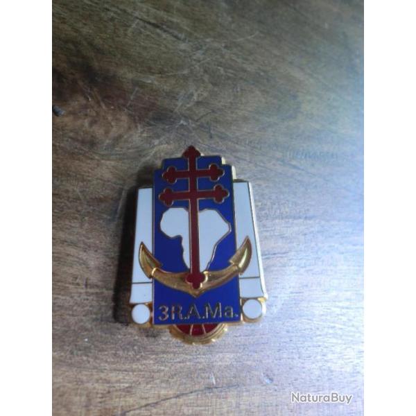 INSIGNE 3 R A M a  REGIMENT ARTILLERIE DE MARINE