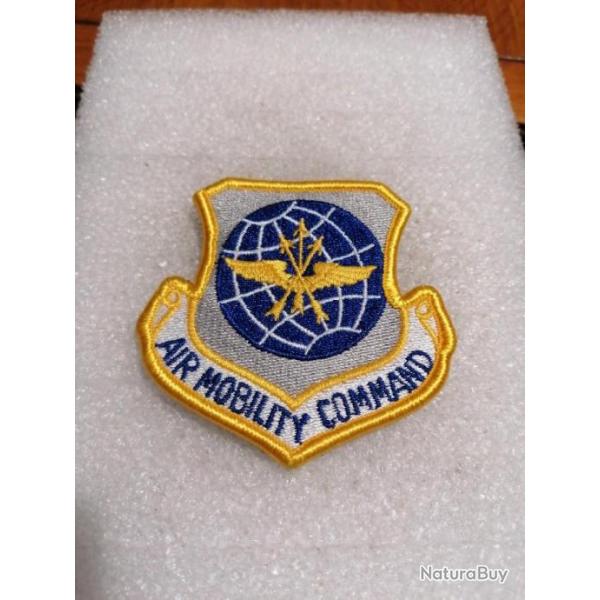 Patch arm�e us usaf AIR MILITARY COMMAND JAUNE a scratch ORIGINAL
