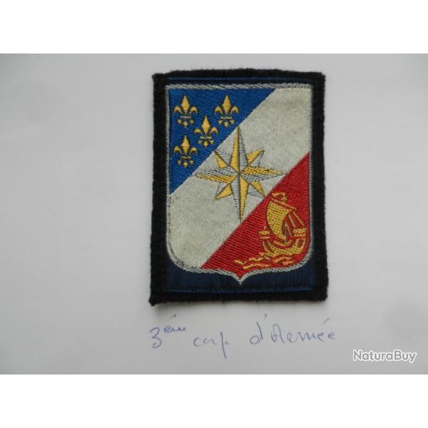 insigne militaire 3�me corps d'arm�e