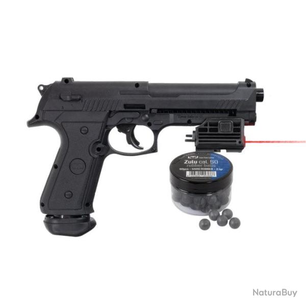 Pack Pistolet LTL ALFA 1.50 Co2 Cal.50 +LASER