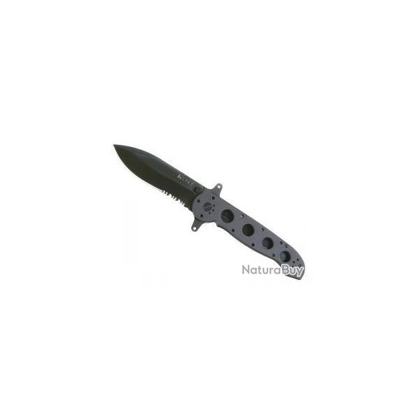 BEL391 COUTEAU CRKT M21-14SF SPECIAL FORCE TANTO ACIER AUS8 MANCHE A TROUS ALU ANODISE 13.5CM NEUF