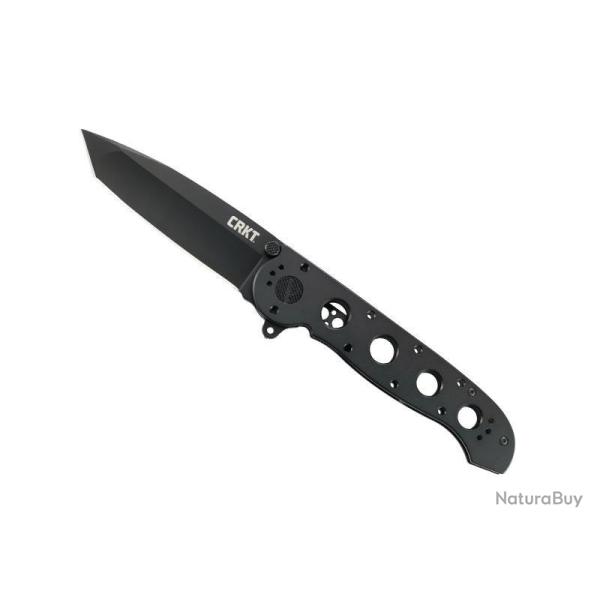 BEL398 COUTEAU CRKT M16-04KS LAME NOIRE FORME TANTO ACIER12C27 MANCHE A TROUS 13.5CM NEUF