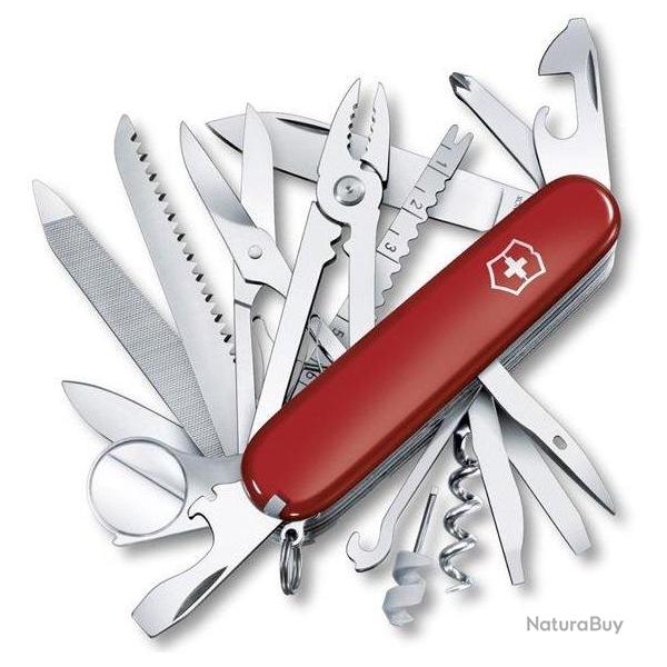 Couteau Suisse Victorinox Swisschamp Rouge
