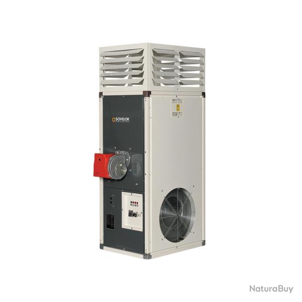 Chauffage au fuel Sovelor SP30 fixe � combustion indirecte 27,55kW d�bit d'air 2700m3/h