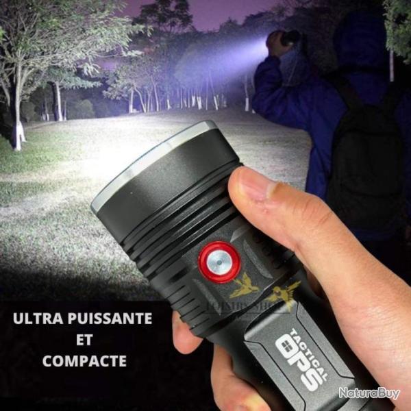Lampe LED compacte rechargeable ultra puissante - Tactical Ops