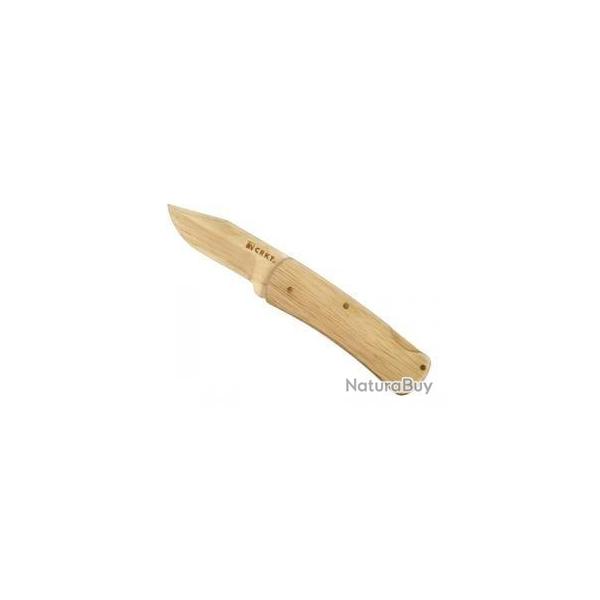 BEL417 COUTEAU CRKT HETRE "NATHAN" A CRAN MANCHE 12CM (LIVREE EN KIT, 10 PIECES A ASSEMBLER) NEUF