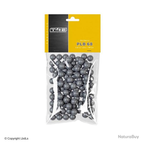 Sachet de 100 billes synthtique cal.68