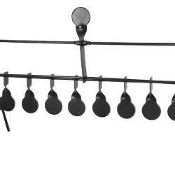 Cibles Gong m&eacute;talliques 8 + 1 pour Airgun