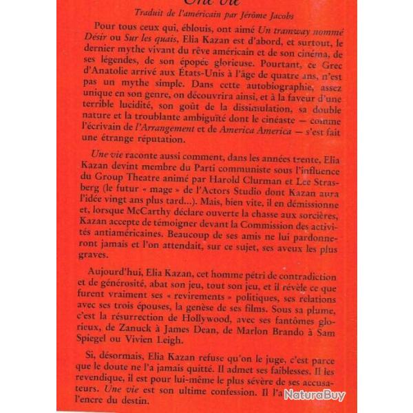 une vie par �lia kazan autobiographie