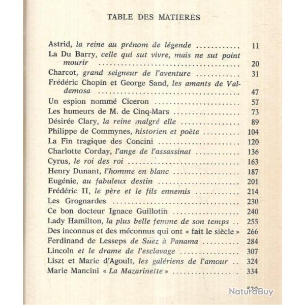 Destins hors-s�rie de l'histoire. andr� castelot hors s�rie