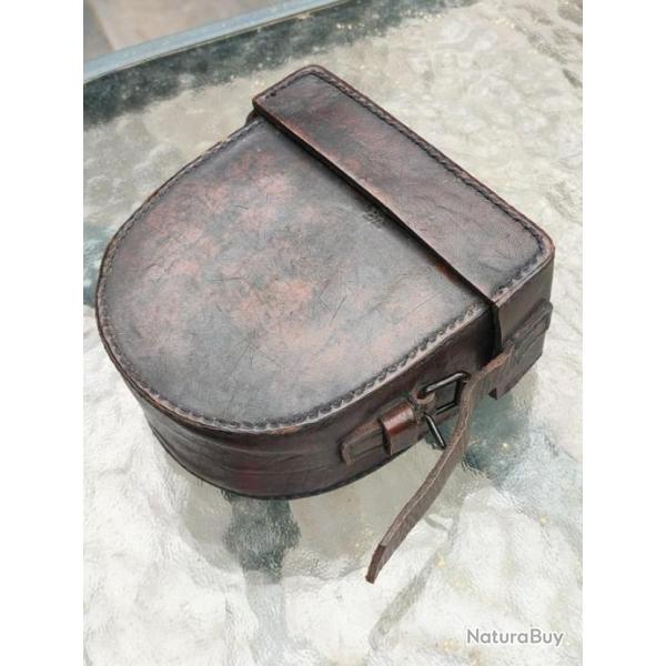 Pochette pour couteur allemand ww1 en cuir Kopfhrer tlphoniste