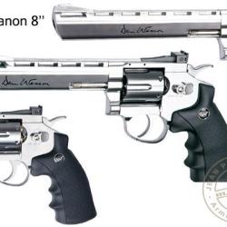 Revolver 4,5 mm CO2 ASG Dan Wesson - Nickel&eacute; - BB 8"
