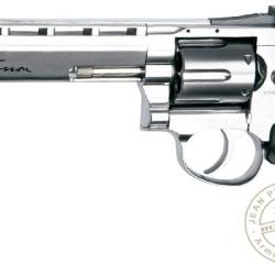 Revolver 4,5 mm CO2 ASG Dan Wesson - Nickel&eacute; - Plombs 6"