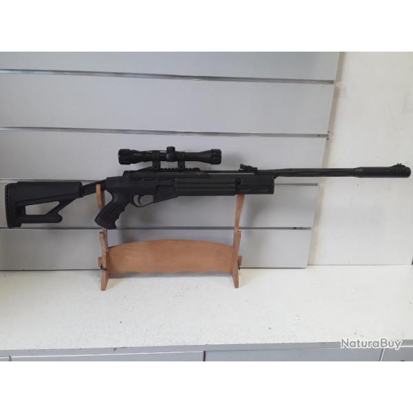 CARABINE � PLOMBS HATSAN AIRTACT CAL 4,5  19,9JOULES SYNTH�TIQUE + LUNETTE 4X32