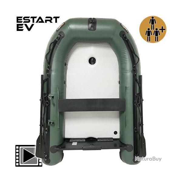 Bateau Pneumatique Carp Design Estart EV 230 Army Green Plancher Air