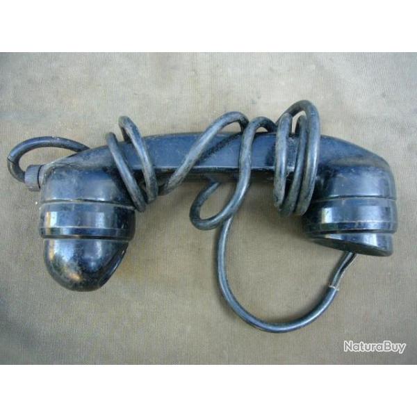 Combin Tlphonique Us Handset TS-10-K, EE-8, Signal Corps US WW2 RL-39 Jeep Willys Dodge Wc Gmc