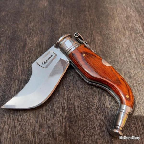 Couteau � palme Espagnol de ALBACETE Manche en Bois