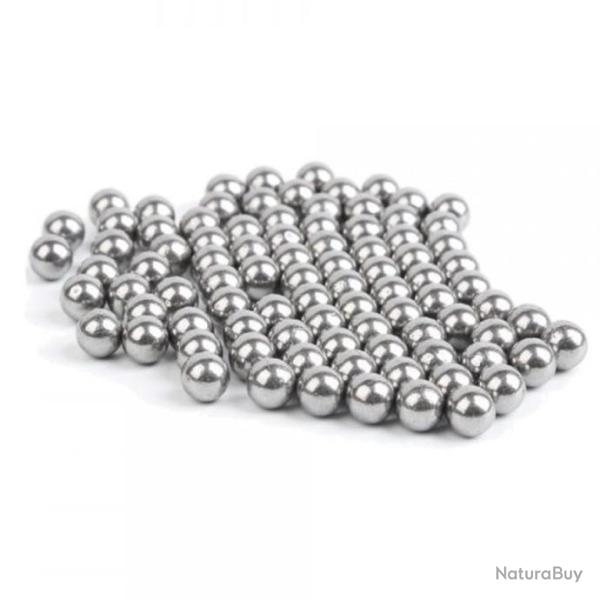 100 Billes Acier Inoxydable Metal 8 mm Puissantes Lance Pierre Catapulte Fronde Arbal�te