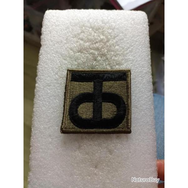 Patch arme us 90th INFANTRY DIVISION kaki ORIGINAL