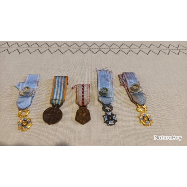 Militaria Lot de reduction ou rappel de medaille ww2 ou autre