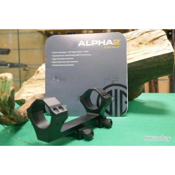 montage monobloc picatinny weaver ALPHA 2 30mm