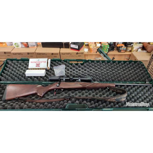 SAKO 85 S cal 243win + lunette BURRIS 3-9*40 + mallette