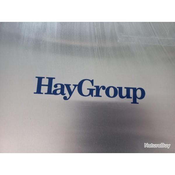 grande mallette en m�tal / alu  " HAY  GROUP  "