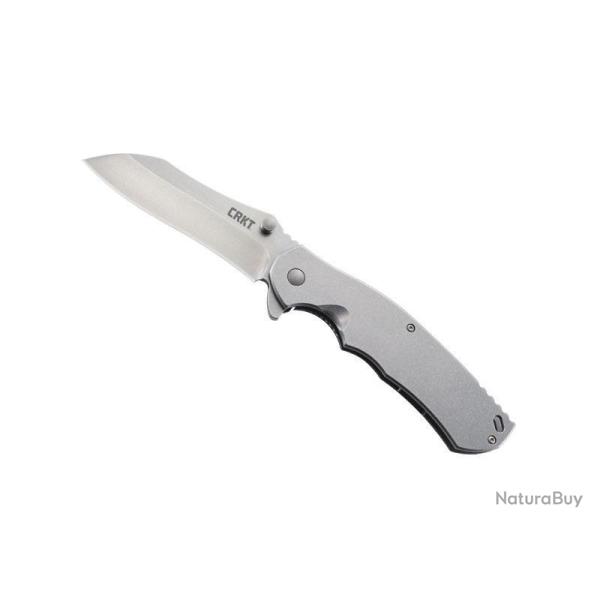 BEL431 COUTEAU CRKT "RASP" TOUT ACIER AUS 8 FINITION STONEWASHED NEUF
