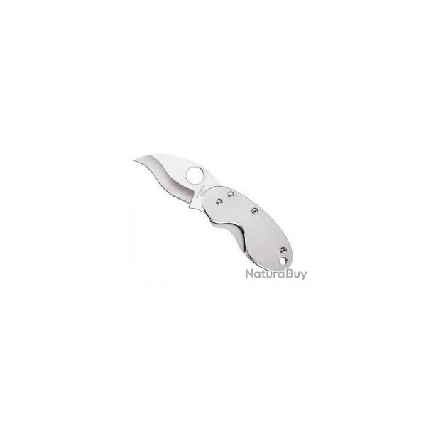 BEL459 COUTEAU SPYDERCO "CRICKET" LAME ACIER VG10  MANCHE INOX 7CM NEUF