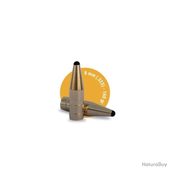 Ogives sans plomb fox classic hunter 8 MM (.323) 160 GR - 25 pi�ces en vrac en sachet plastique